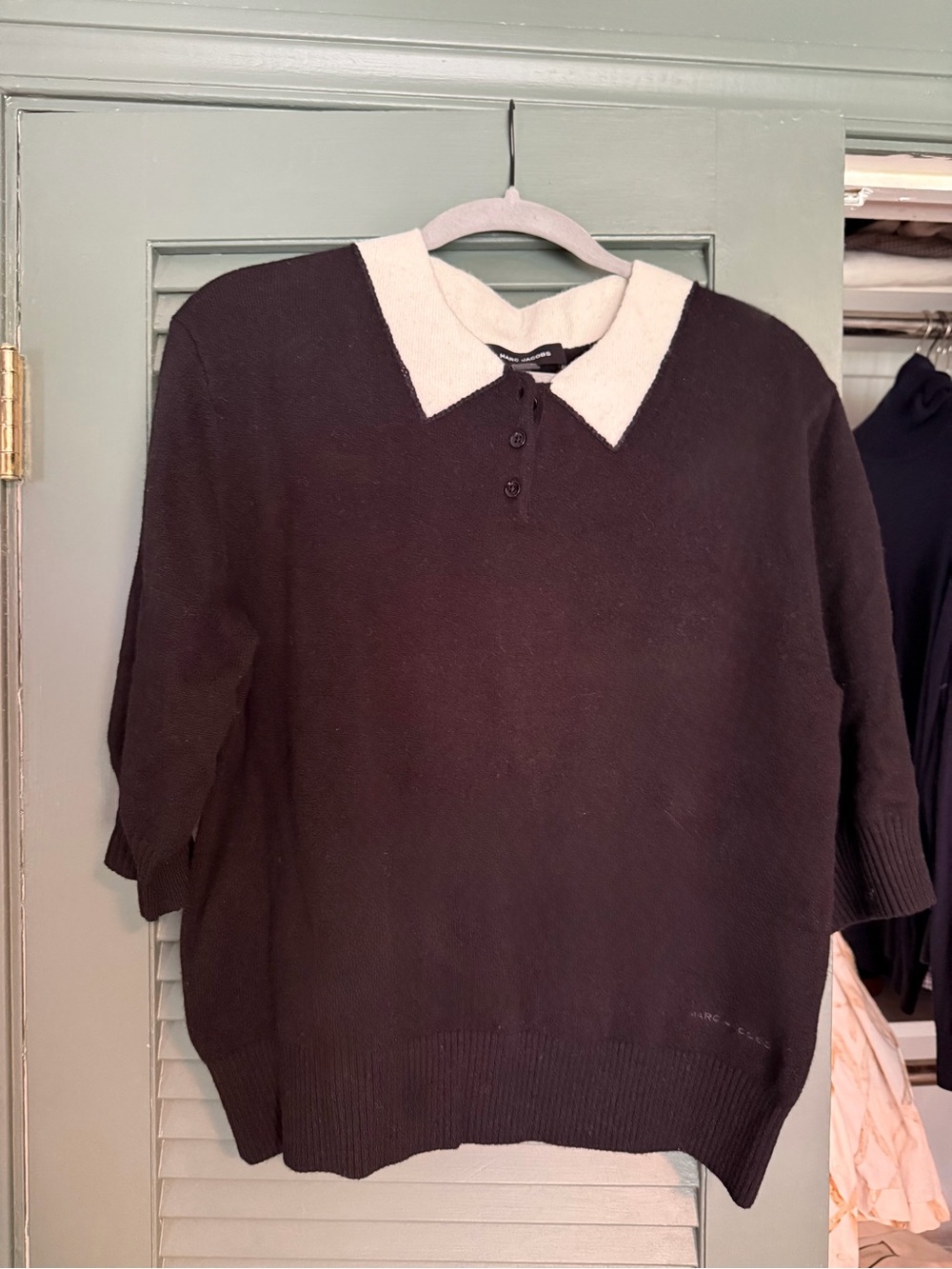 Marc Jacobs Trompe L’Oeil Knit Polo